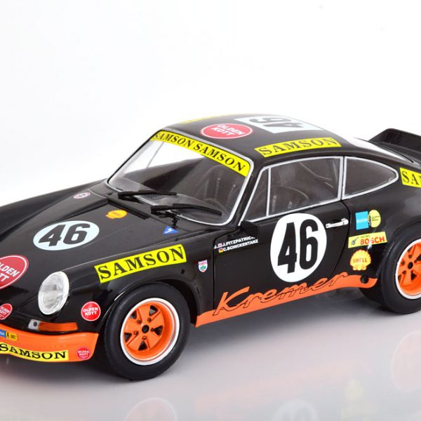 Porsche 911 RSR #46 24H Spa 1973 Drivers Fitzpatrick/Schickentanz 1-18 Solido