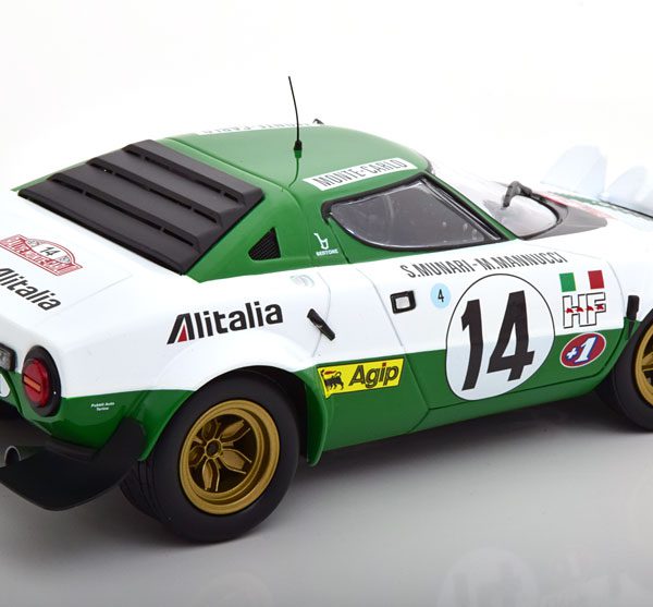 Lancia Stratos Nr# 14 Winner Rally Monte Carlo 1975 "Alitalia" Munari/Mannucci 1-18 Minichamps Limited 504 Pieces