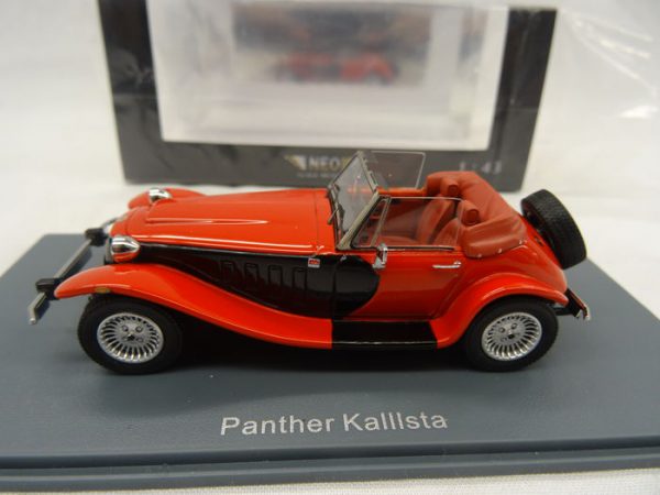Panther Kallista 1988 1-43 Rood/Zwart Neo Scale Models