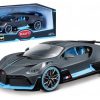 Bugatti Divo 2018 Mat grijs / lLichtblauw 1:18 Bburago