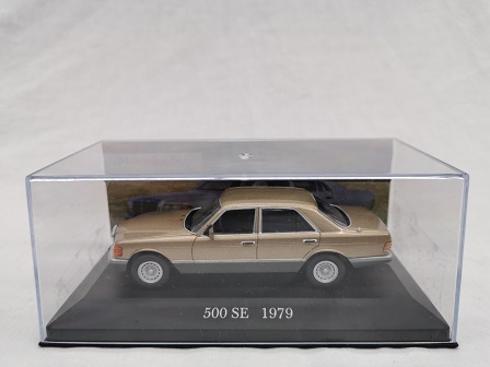 Mercedes-Benz 500 SE 1979 ( W126 ) Goud Metallic 1-43 Altaya Mercedes Collection