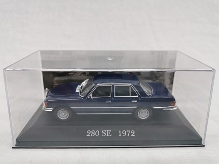 Mercedes-Benz 280 SE ( W116 ) 1972 Blauw 1-43 Altaya Mercedes Collection
