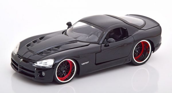 Dodge Viper SRT-10 "Fast and The Furious"Letty's Car Zwart 1-24 Jada Toys
