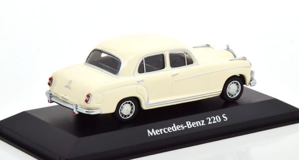 Mercedes-Benz 220 S 1956 Wit 1-43 Maxichamps