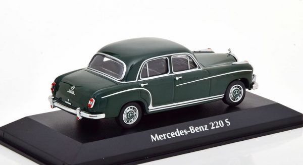 Mercedes-Benz 220 S 1956 Donker Groen 1-43 Maxichamps