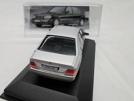 Mercedes-Benz 500 SE ( W140 ) 1991 Zilver 1-43 Altaya Mercedes Collection
