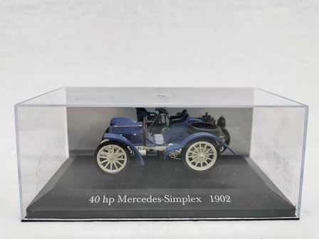 Mercedes-Benz 40 HP Simplex 1902 Blauw 1-43 Altaya Mercedes Collection