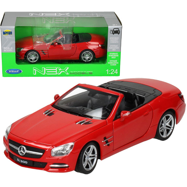 Mercedes-Benz SL500 2012 Rood 1-18 Welly