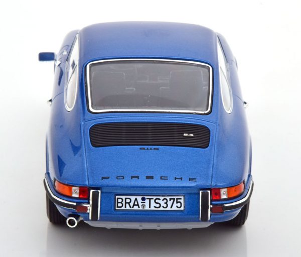 Porsche 911 S Coupe 1973 Blauw 1-18 Norev Limited 1000 Pieces
