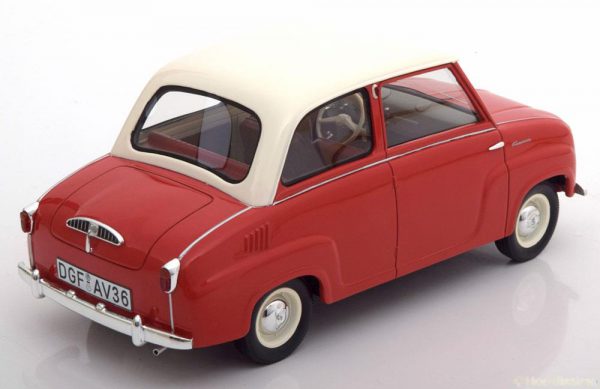 Goggomobil Limousine Rood / Wit 1-18 Schuco Pro.R