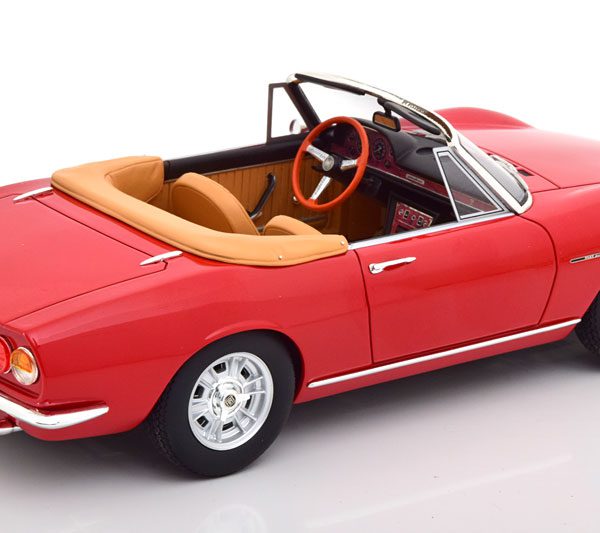 Fiat Dino Spider 1966 Rood 1-18 Cult Scale Models