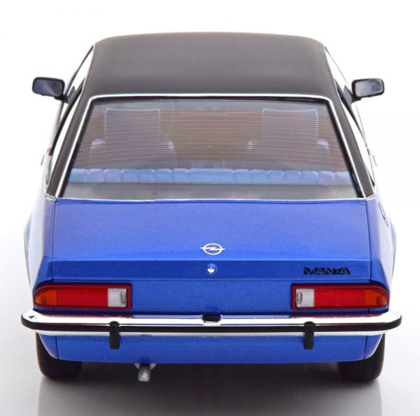 Opel Manta B Berlinetta 1975 Blauw Metallic 1-18 MCG Models