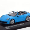 Porsche 911 (992) Carrera 4S Cabriolet 2019 Blauw 1-43 Minichamps Limited 300 Pieces