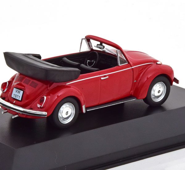 Volkswagen Kever 1302 LS 1971 Cabriolet Rood 1-43 Altaya Volkswagen Collection