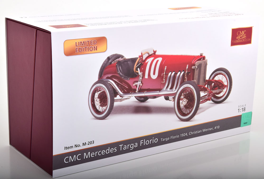 Mercedes-Benz Targa Florio No.10, 1924 Werner/Sailer 1-18 CMC