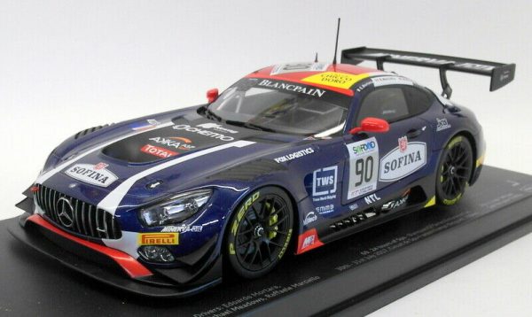 Mercedes-Benz AMG GT3 Akka ASP #90 24 Hrs Spa 2017 M.Meadows - R.Marciello 1/18 Paragon