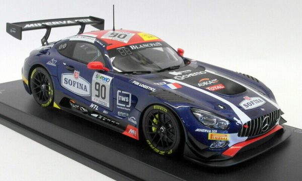 Mercedes-Benz AMG GT3 Akka ASP #90 24 Hrs Spa 2017 M.Meadows - R.Marciello 1/18 Paragon