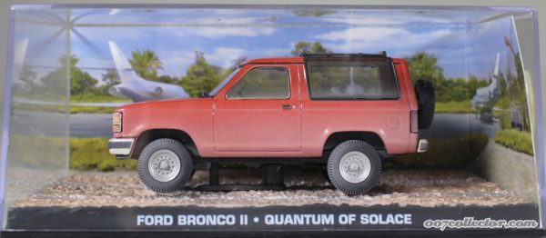 Ford Bronco II Rood "Quantum of Solace" 1-43 Altaya James Bond 007 Collection