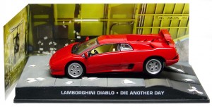 Lamborghini Diablo Rood "Die Another Day " 1-43 Altaya James Bond 007 Collection