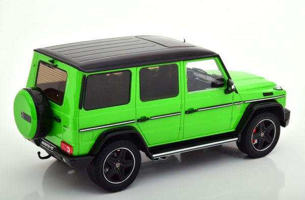 Mercedes-Benz G63 AMG 2015 ( Crazy Colors) Groen / Zwart 1-18 Iscale Limited 600 Pieces