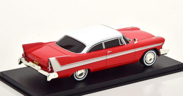 Plymouth Fury 1958 Evil Version "Christine" Rood / Wit 1-43 Greenlight Collectibles