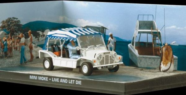 Mini Moke Wit "Live and Let Die " 1-43 Altaya James Bond 007 Collection