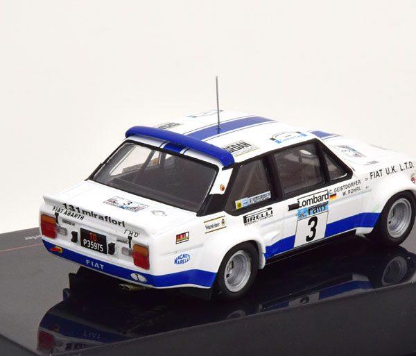 Fiat 131 Abarth No.3, RAC Rally 1979 Röhrl/Geistdoerfer 1-43 Ixo Models