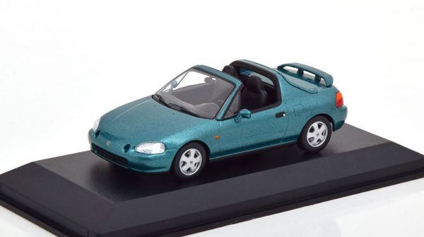 Honda CR-X De Sol 1992 Groen Metallic 1-43 Maxichamps