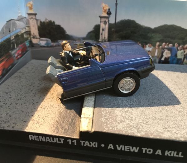 Renault 11 Taxi ( Half - Car ) James Bond "A View to a Kill" 1-43 Altaya James Bond Collection