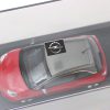 Opel Adam Fire Red met Light Grey dak 1-43 Iscale