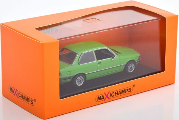 BMW 323i ( E21 ) 1975 Groen 1-43 Maxichamps