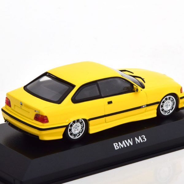BMW M3 E36 Coupe 1992 Geel 1-43 Maxichamps