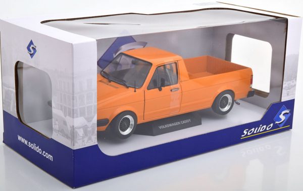Volkswagen Caddy MK1 Custom Oranje 1-18 Solido