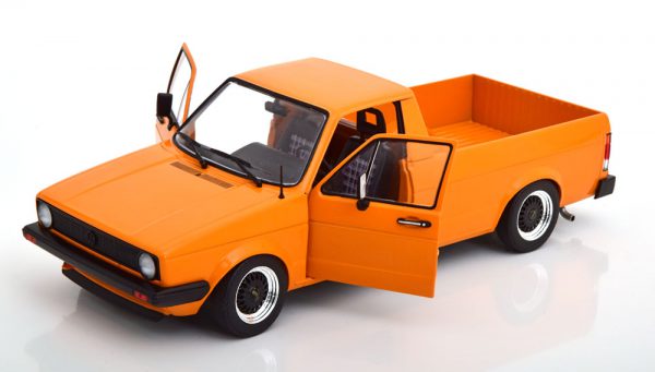 Volkswagen Caddy MK1 Custom Oranje 1-18 Solido