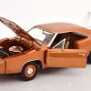 Dodge Charger Daytona 1969 Bruin Metallic / Wit 1-18 Ertl Autoworld Limited 1002 Pieces