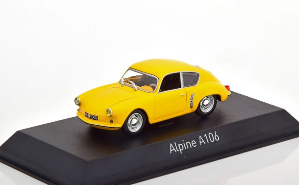 Renault Alpine A106 1956 Geel 1-43 Norev