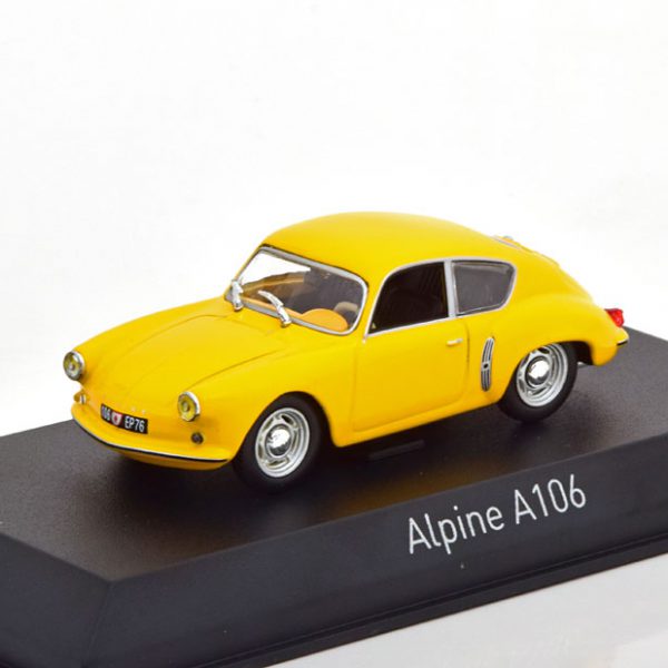 Renault Alpine A106 1956 Geel 1-43 Norev