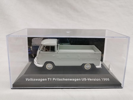 Volkswagen T1 Pritschenwagen ( Pick Up ) US-Version 1966 Grijs 1-43 Altaya Volkswagen Collection