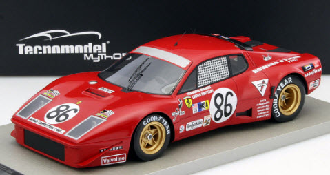 Ferrari 365 GT 4B #86 IMSA 24 Hrs Le Mans 1978 "Nart" Rood Migault / Guitteny 1-18 Tecnomodel Limited 150 Pieces