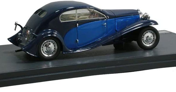 Bugatti T46 Superprofile Coupe 1930 Blauw 1-43 Matrix Scale Models Limited 408 pcs.