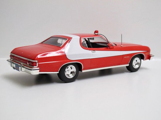Ford Gran Torino 1976 "Starsky & Hutch" Rood/ Wit 1-18 Greenlight Collectibles