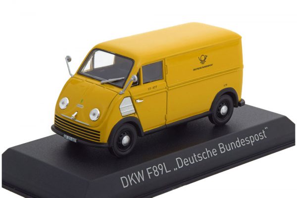 DKW F89L 1952 "Deutsche Bundespost" Geel 1-43 Norev