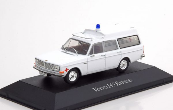 Volvo 145 Express 1969 "Ambulance" Wit 1-43 Atlas