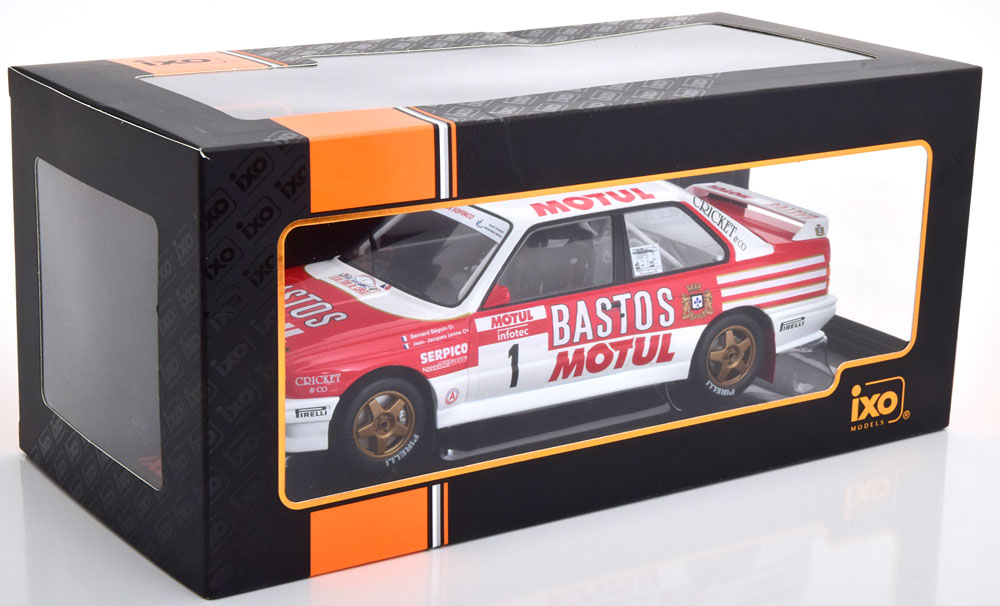 BMW M3 E30 No.1, Rally Tour de Corse 1988 Rood / Wit B.Beguin