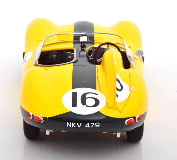 Jaguar D-Type Short Nose No.16, 24h Le Mans 1957 Geel Frere/Rousselle 1-18 CMR Models