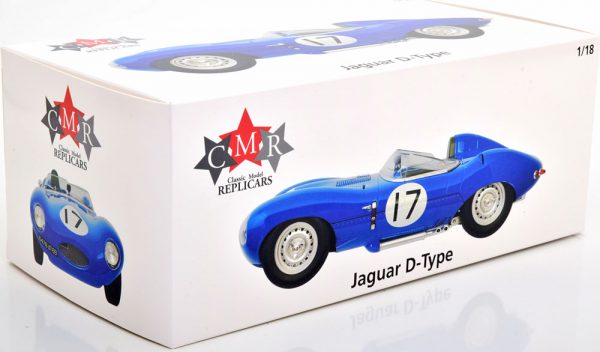 Jaguar D-Type Short Nose No.17, 24h Le Mans 1957 Lucas/Brussin 1-18 CMR Models
