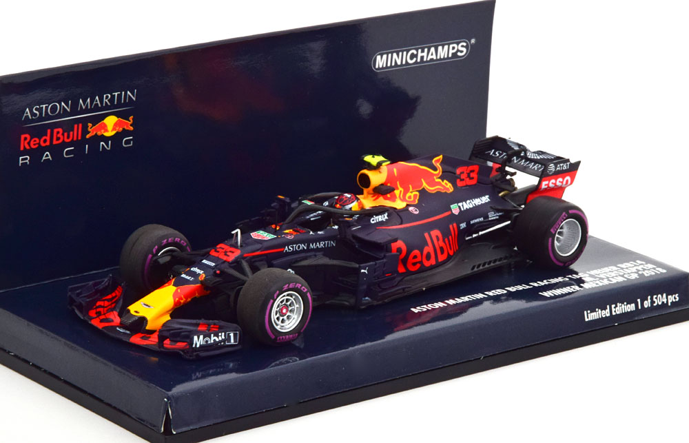 Aston Martin Red Bull Racing RB14 Winner GP Mexico 2018 Max