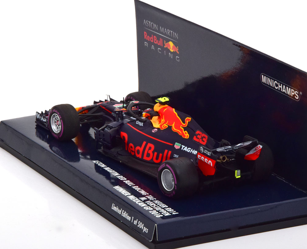 Aston Martin Red Bull Racing RB14 Winner GP Mexico 2018 Max