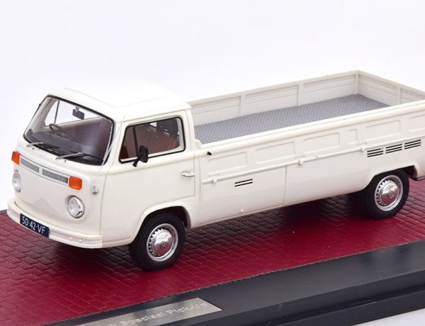 Volkswagen T2 "Kemperink Speciaal Pick-Up" Wit 1-43 Matrix Scale Models Limited 400 Pieces