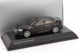 Audi A5 Sportback Zwart 1-43 Spark